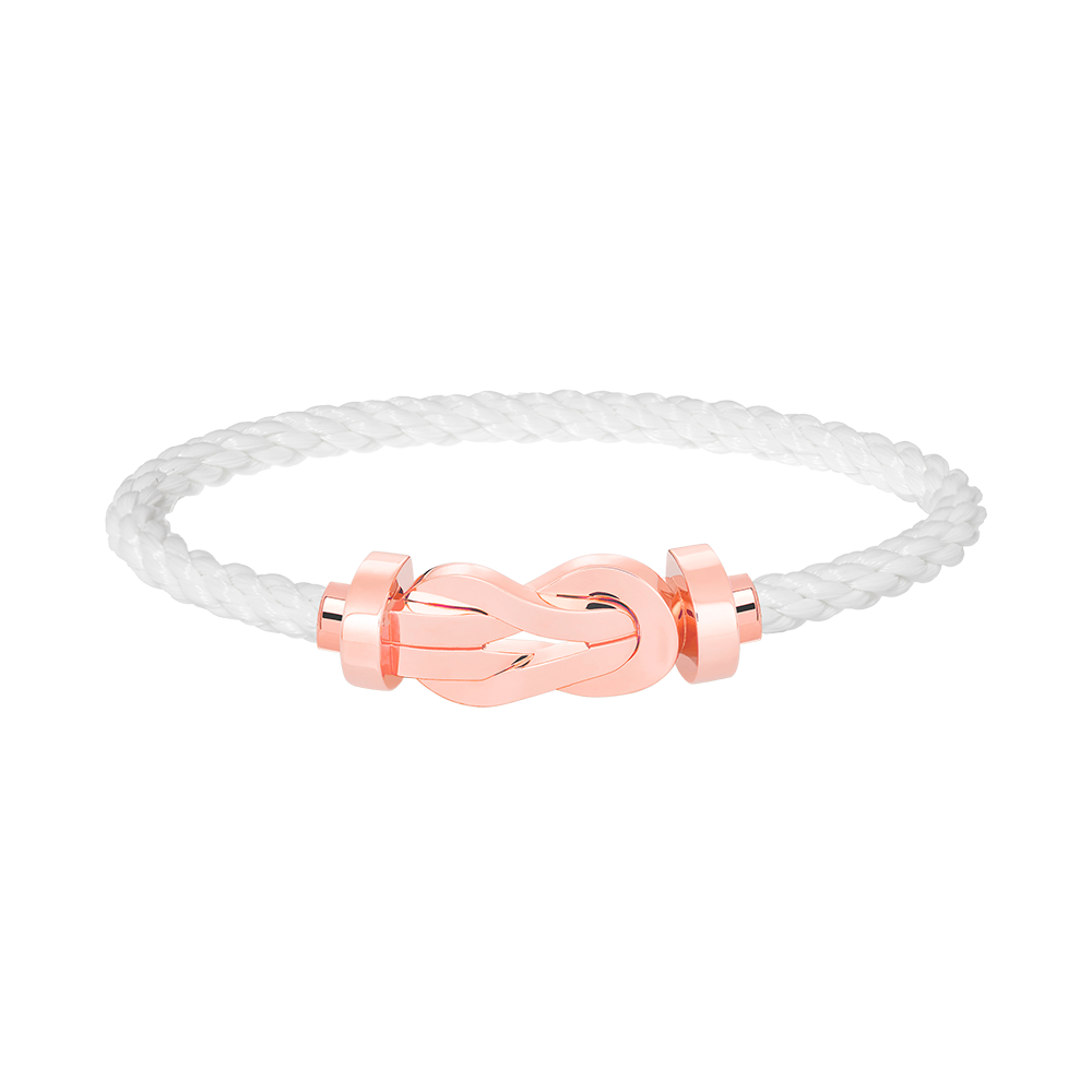 ¡®Aura Jewels¡¯CHANCE LARGE 8 FIGURE BUCKLE NO DIAMOND BRACELET ROSE GOLD
