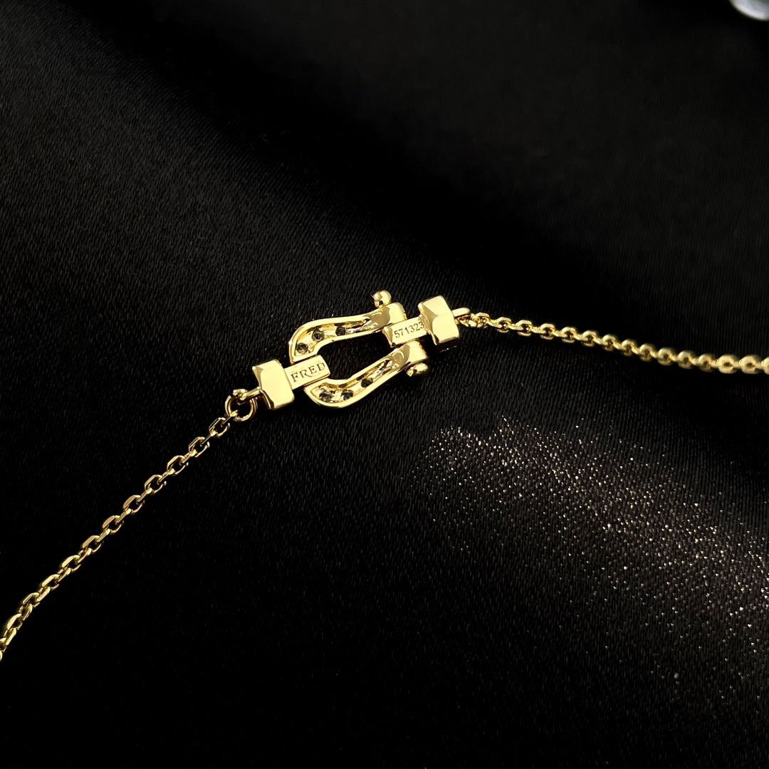 ¡®Aura Jewels¡¯FORCE 10 FULL DIAMOND BUCKLE CHAIN LINK MINI MODEL