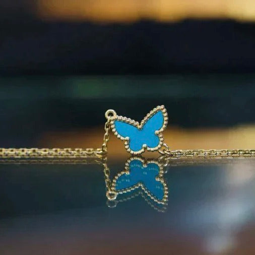 ¡®Aura Jewels¡¯BUTTERFLY TURQUOISE BUTTERFLY BRACELET