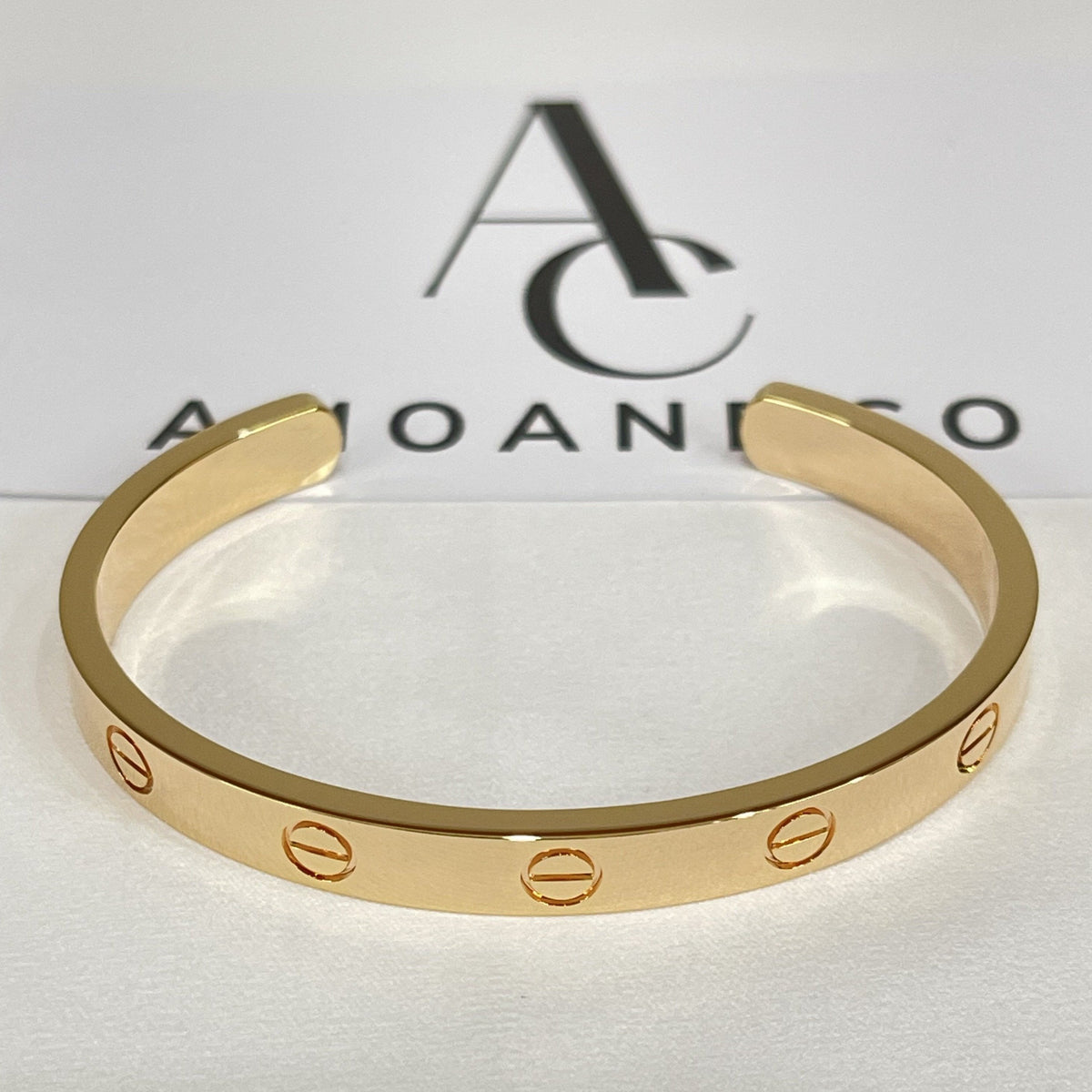 ¡®Aura Jewels¡¯LOVE BRACELET 6.1MM OPEN CUFF