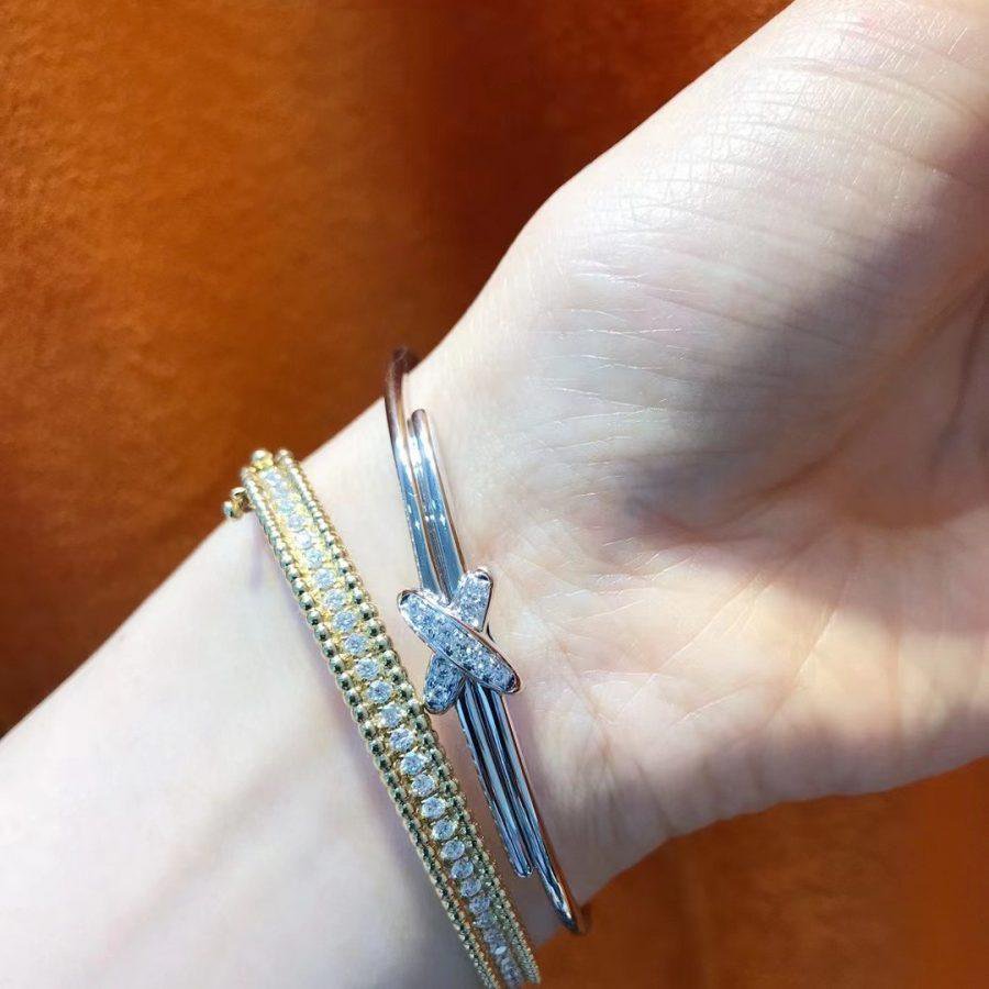 ¡®Aura Jewels¡¯JEUX DE BRACELET SILVER DIAMONDS