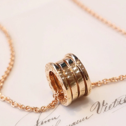 [Aura Jewels]ZERO 1 PINK GOLD NECKLACE