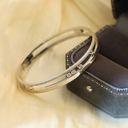 [Aura Jewels]Move Romane Diamond Bangle Bracelet