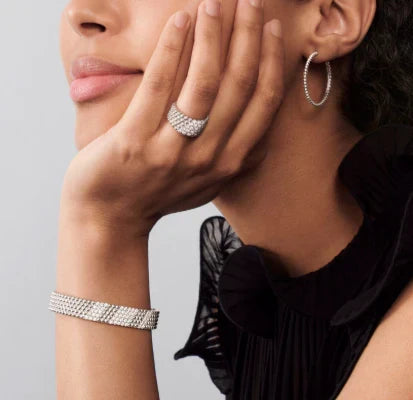 [Aura Jewels]Five-row diamond bracelet