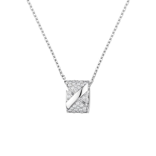 ¡®Aura Jewels¡¯LIENS EVIDENCE DIAMOND PAVED NECKLACE