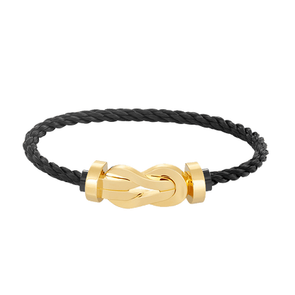 ¡®Aura Jewels¡¯CHANCE LARGE 8 FIGURE BUCKLE NO DIAMOND BRACELET GOLD