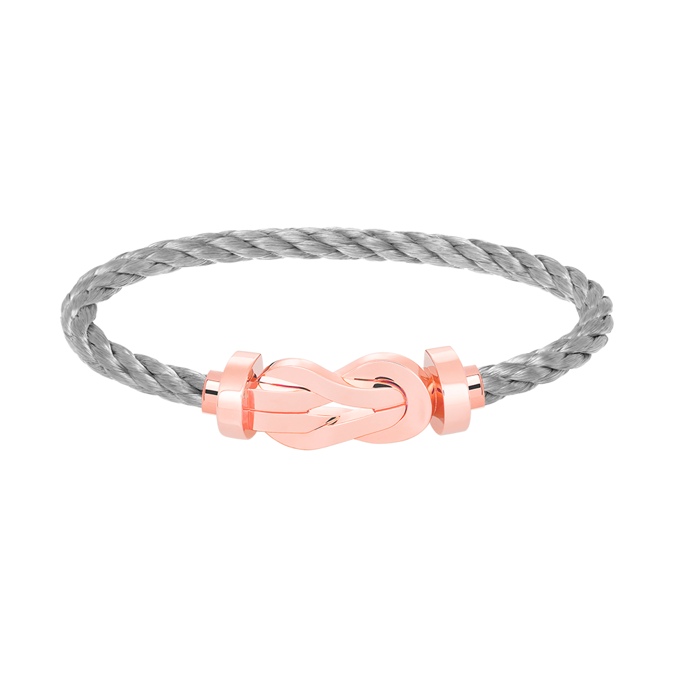 ¡®Aura Jewels¡¯CHANCE LARGE 8 FIGURE BUCKLE NO DIAMOND BRACELET ROSE GOLD