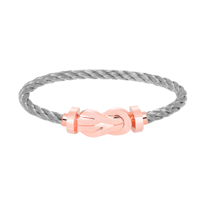 ¡®Aura Jewels¡¯CHANCE LARGE 8 FIGURE BUCKLE NO DIAMOND BRACELET ROSE GOLD