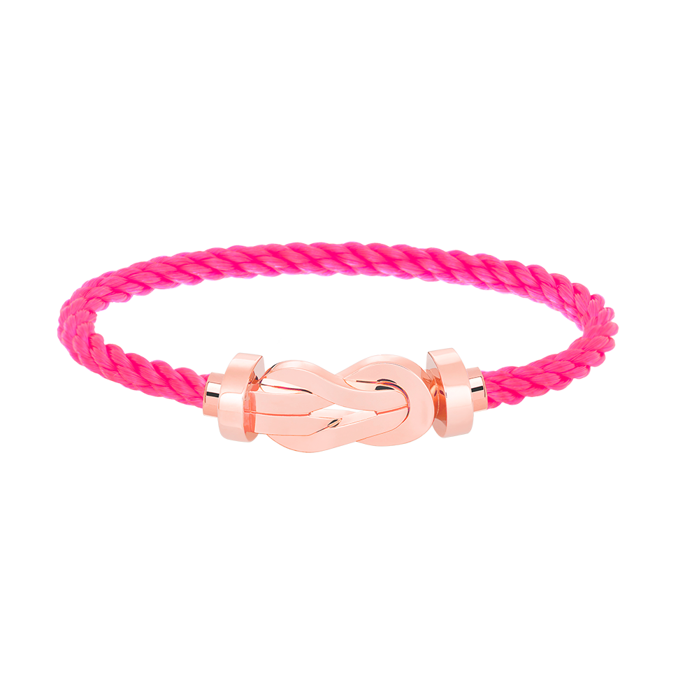 ¡®Aura Jewels¡¯CHANCE LARGE 8 FIGURE BUCKLE NO DIAMOND BRACELET ROSE GOLD