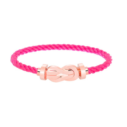 ¡®Aura Jewels¡¯CHANCE LARGE 8 FIGURE BUCKLE NO DIAMOND BRACELET ROSE GOLD