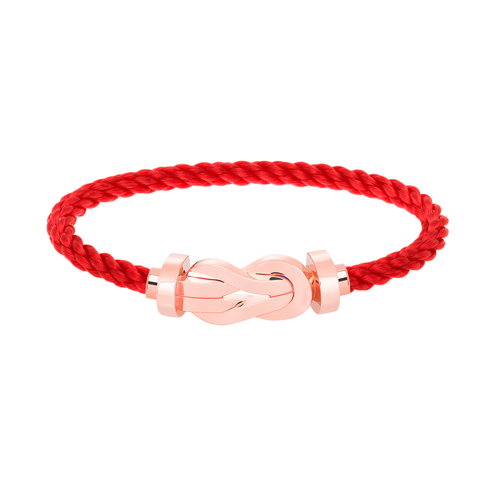 ¡®Aura Jewels¡¯CHANCE LARGE 8 FIGURE BUCKLE NO DIAMOND BRACELET ROSE GOLD
