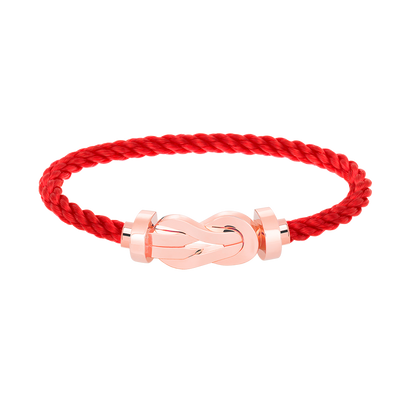 ¡®Aura Jewels¡¯CHANCE LARGE 8 FIGURE BUCKLE NO DIAMOND BRACELET ROSE GOLD