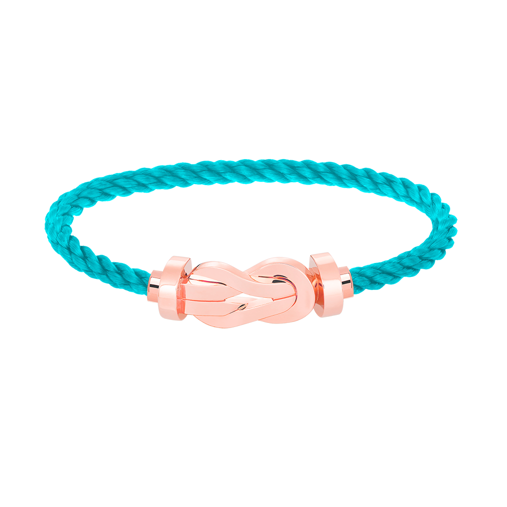 ¡®Aura Jewels¡¯CHANCE LARGE 8 FIGURE BUCKLE NO DIAMOND BRACELET ROSE GOLD