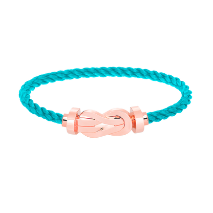 ¡®Aura Jewels¡¯CHANCE LARGE 8 FIGURE BUCKLE NO DIAMOND BRACELET ROSE GOLD