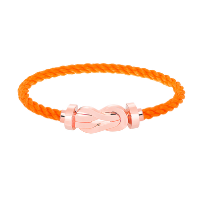 ¡®Aura Jewels¡¯CHANCE LARGE 8 FIGURE BUCKLE NO DIAMOND BRACELET ROSE GOLD