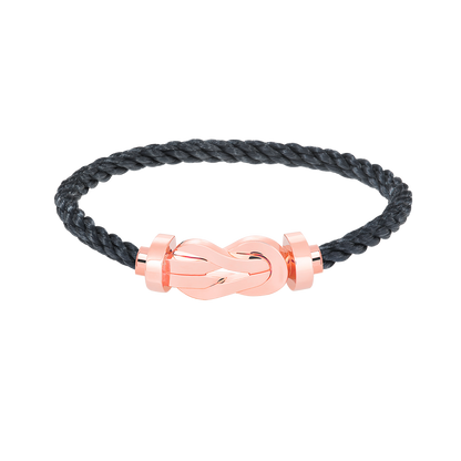 ¡®Aura Jewels¡¯CHANCE LARGE 8 FIGURE BUCKLE NO DIAMOND BRACELET ROSE GOLD