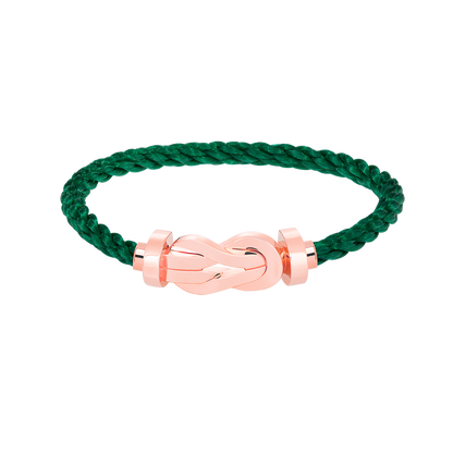 ¡®Aura Jewels¡¯CHANCE LARGE 8 FIGURE BUCKLE NO DIAMOND BRACELET ROSE GOLD