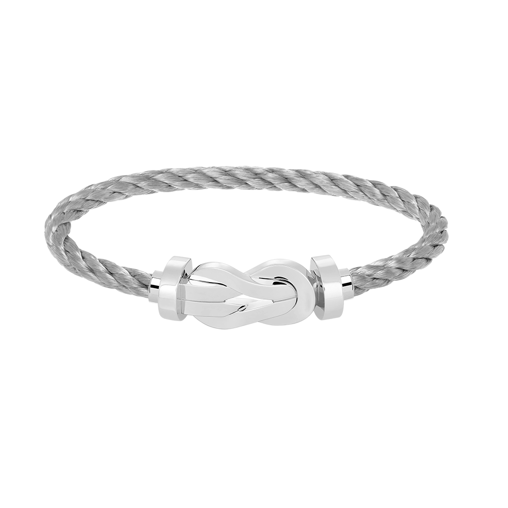 ¡®Aura Jewels¡¯CHANCE LARGE 8 FIGURE BUCKLE NO DIAMOND BRACELET SILVER