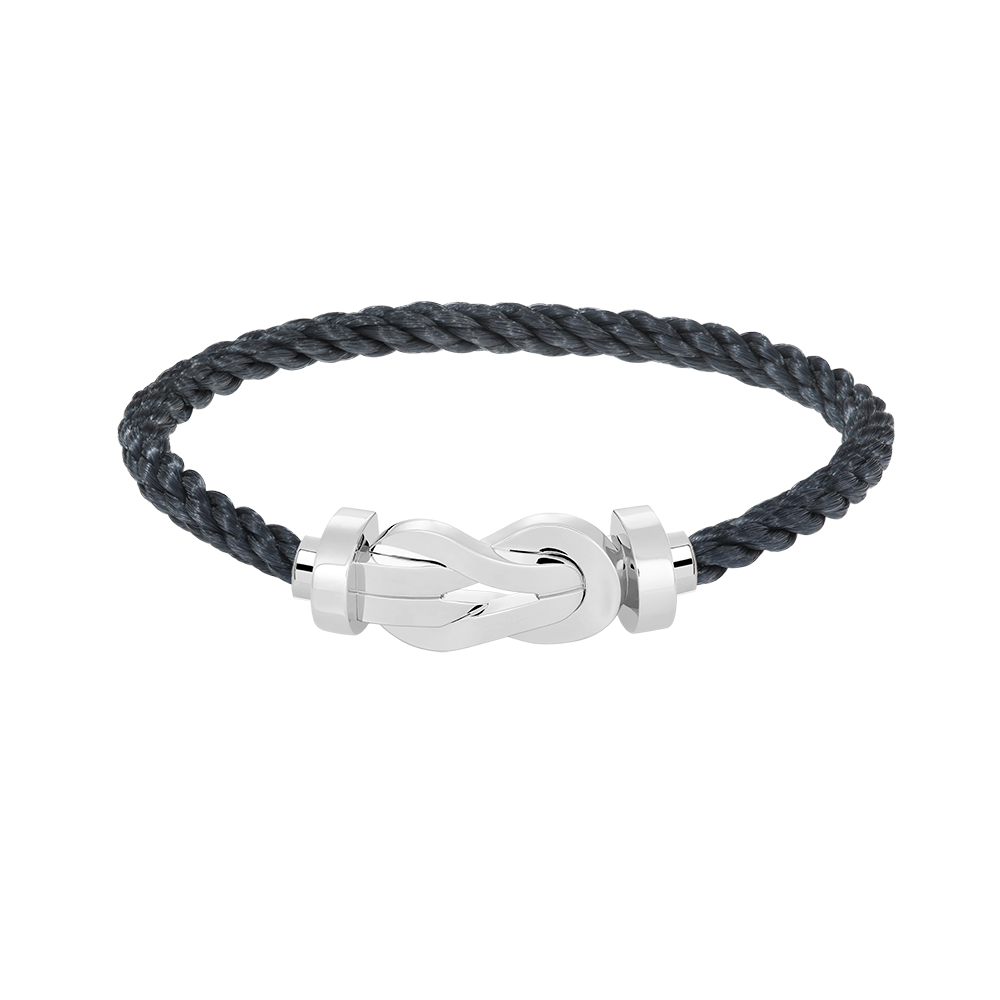 ¡®Aura Jewels¡¯CHANCE LARGE 8 FIGURE BUCKLE NO DIAMOND BRACELET SILVER