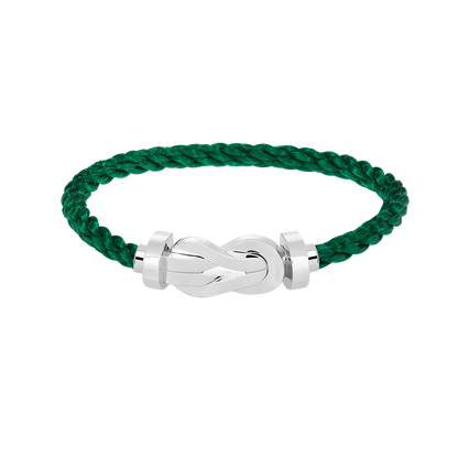 ¡®Aura Jewels¡¯CHANCE LARGE 8 FIGURE BUCKLE NO DIAMOND BRACELET SILVER