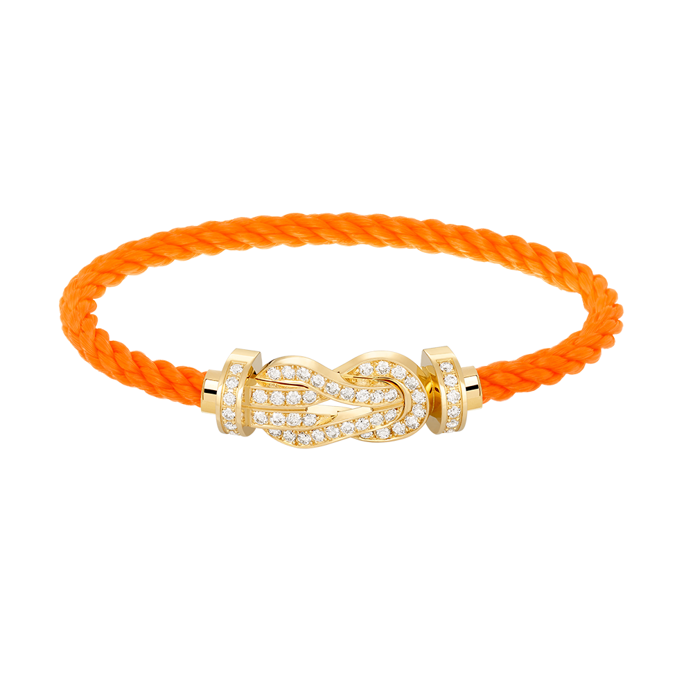 ¡®Aura Jewels¡¯CHANCE LARGE 8 FIGURE BUCKLE FULLDIAMOND BRACELET GOLD