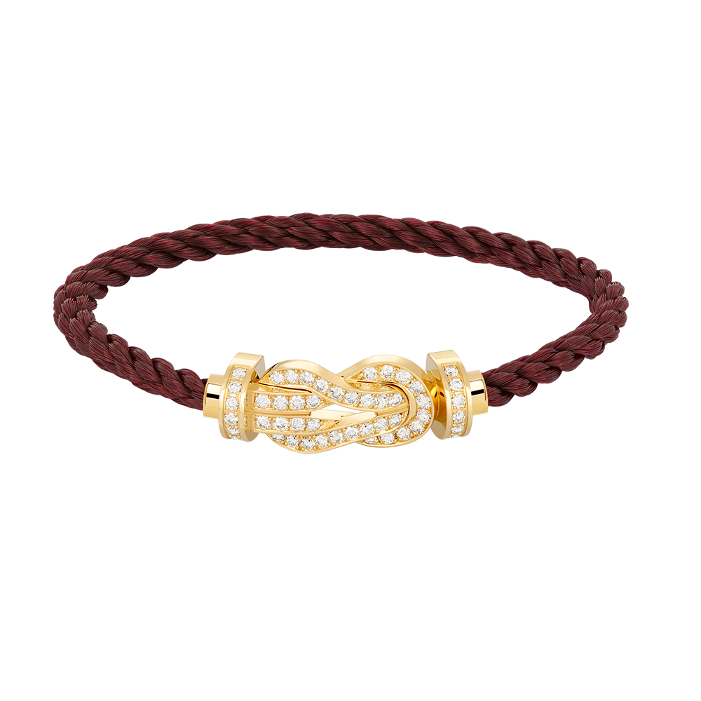 ¡®Aura Jewels¡¯CHANCE LARGE 8 FIGURE BUCKLE FULLDIAMOND BRACELET GOLD