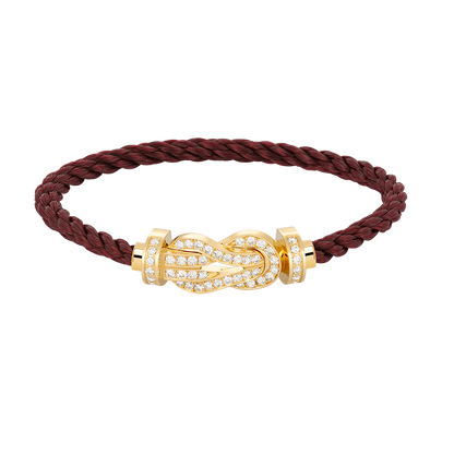¡®Aura Jewels¡¯CHANCE LARGE 8 FIGURE BUCKLE FULLDIAMOND BRACELET GOLD