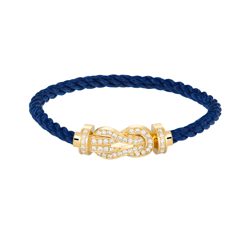 ¡®Aura Jewels¡¯CHANCE LARGE 8 FIGURE BUCKLE FULLDIAMOND BRACELET GOLD
