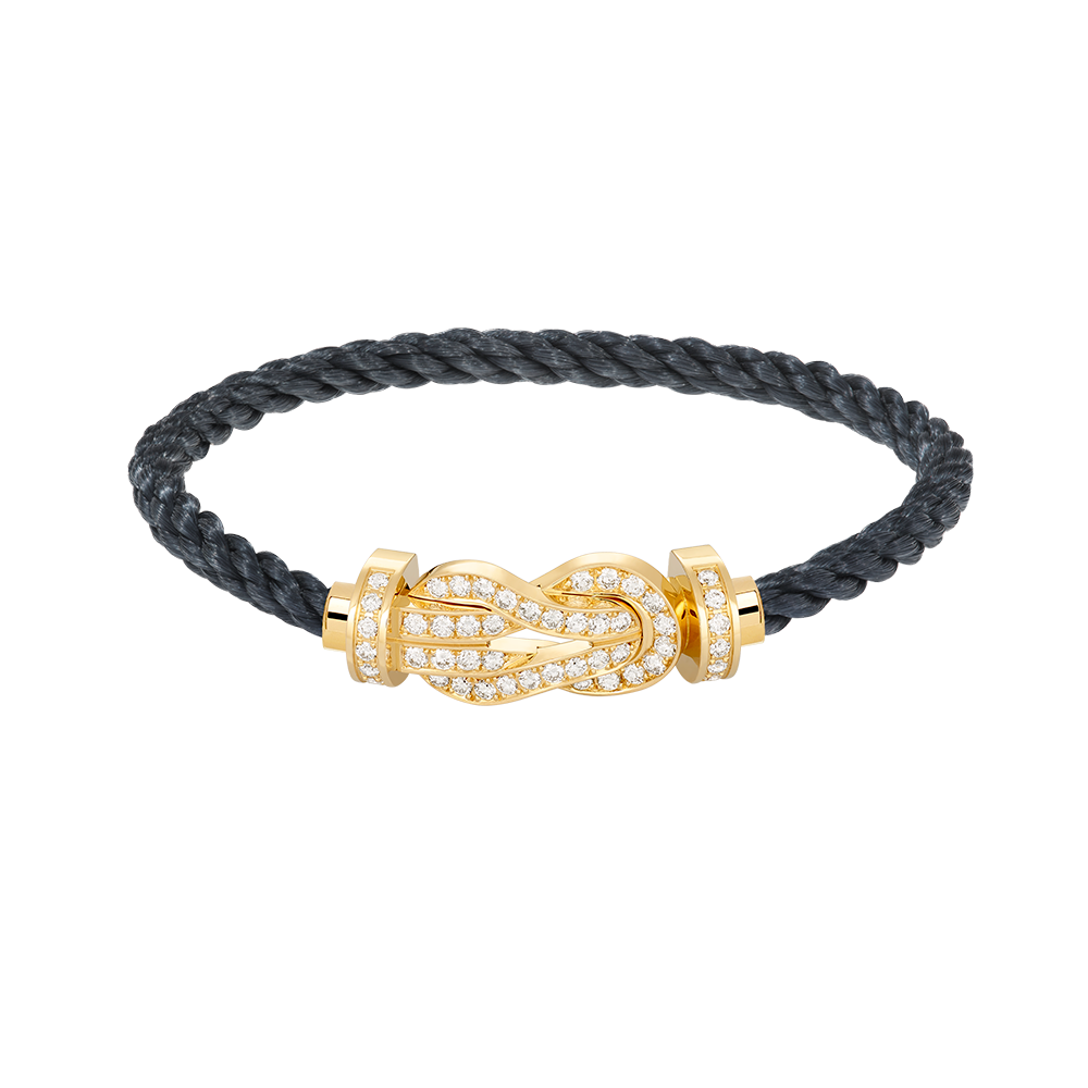 ¡®Aura Jewels¡¯CHANCE LARGE 8 FIGURE BUCKLE FULLDIAMOND BRACELET GOLD