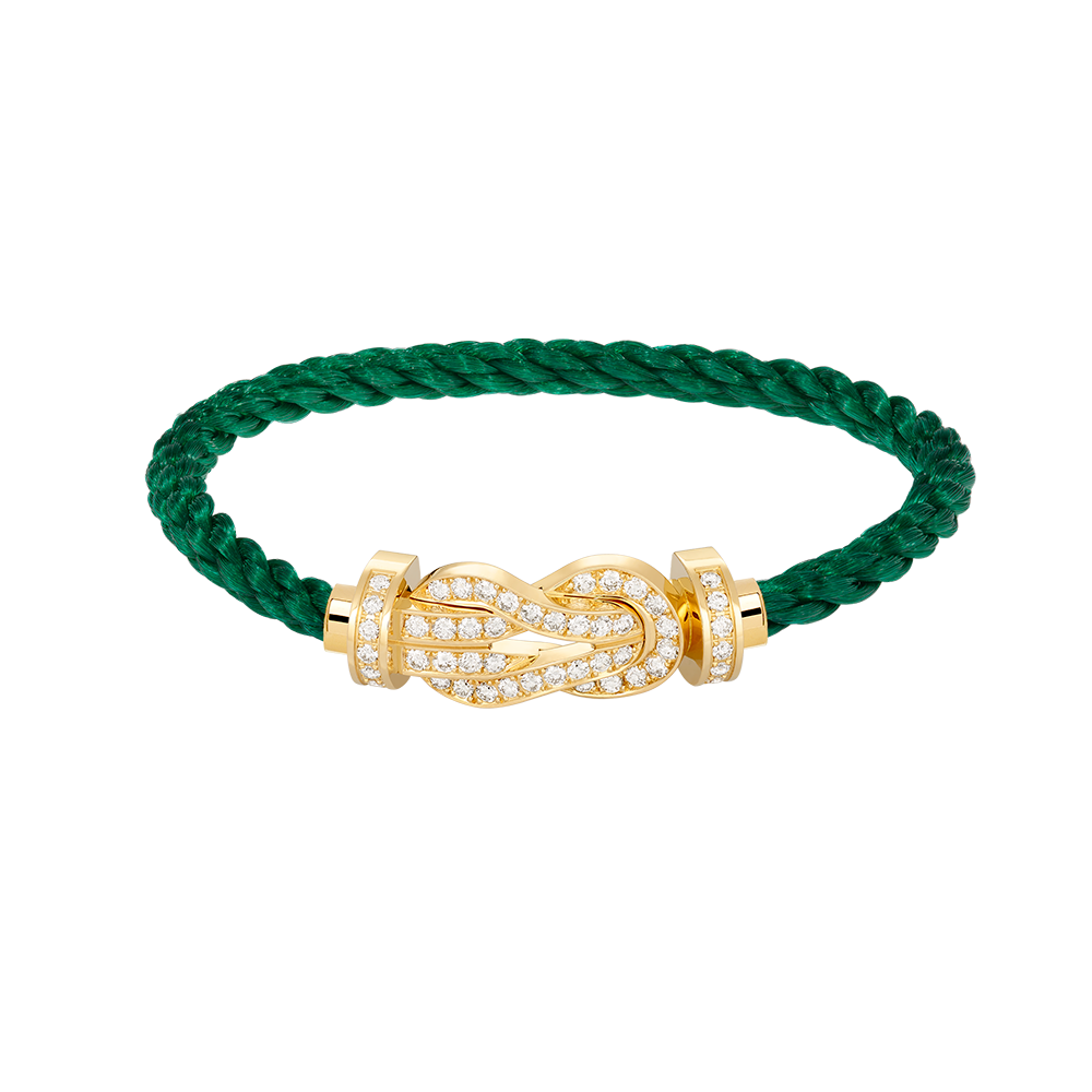 ¡®Aura Jewels¡¯CHANCE LARGE 8 FIGURE BUCKLE FULLDIAMOND BRACELET GOLD