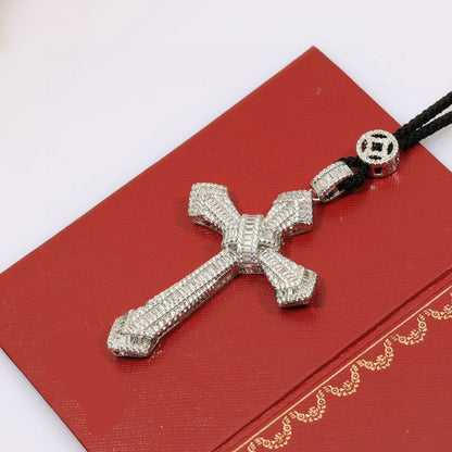 ¡®Aura Jewels¡¯Pave Cross Pendant Necklace