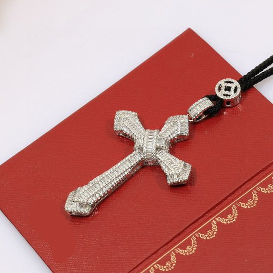 ¡®Aura Jewels¡¯Pave Cross Pendant Necklace