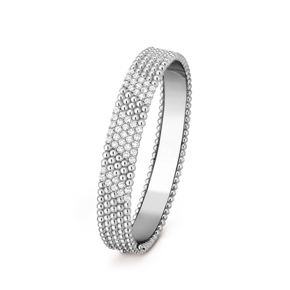 [Aura Jewels]  FIVE-ROW DIAMOND BRACELET