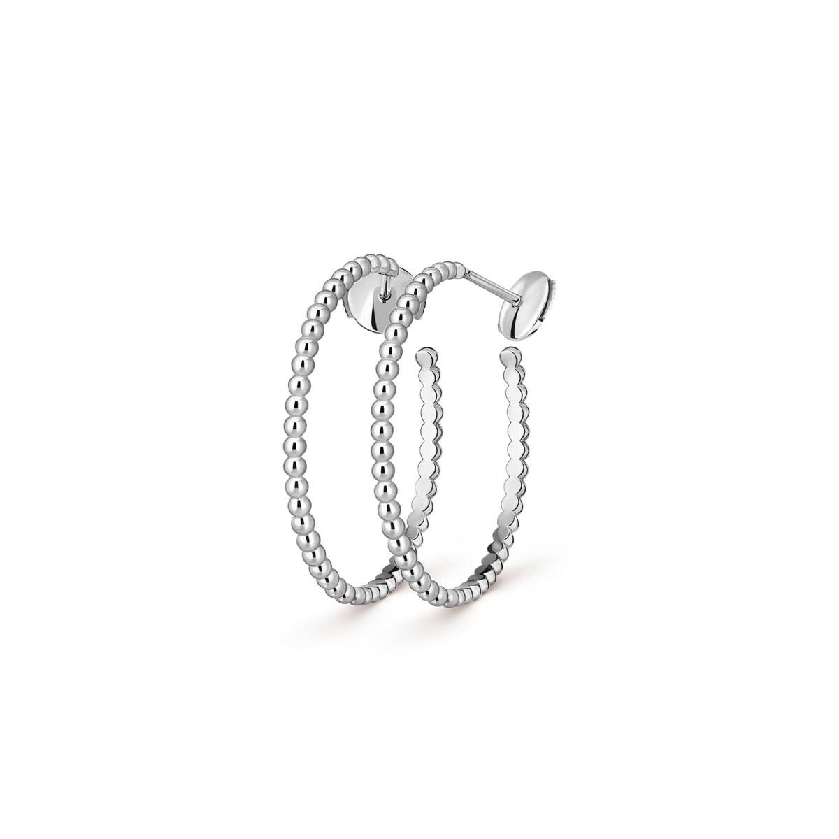 [Aura Jewels] SMOOTH BEAD STUD EARRINGS