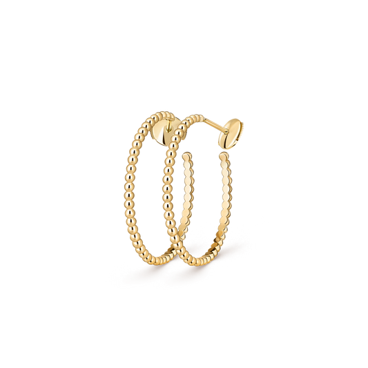 [Aura Jewels] SMOOTH BEAD STUD EARRINGS