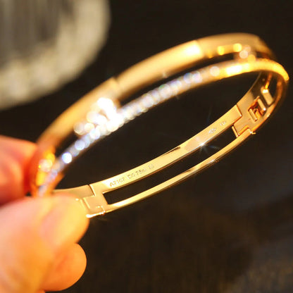 [Aura Jewels]Move Romane Diamond Bangle Bracelet