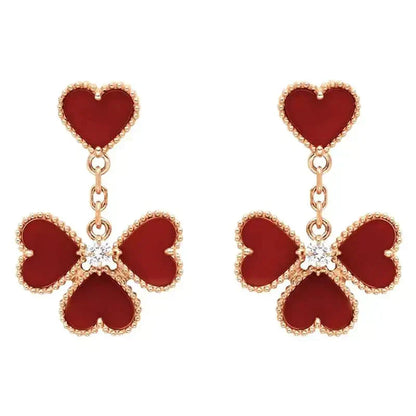 ¡®Aura Jewels¡¯SWEET CLOVER CARNELIAN EARRINGS