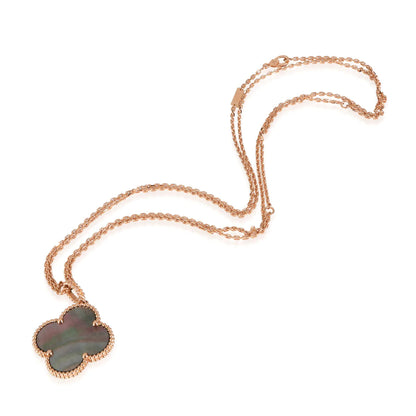 ¡®Aura Jewels¡¯CLOVER 25MM GOLD DARK MOP BIG CLOVER NECKLACE