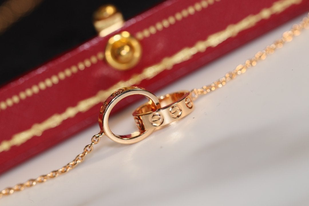 ¡®Aura Jewels¡¯LOVE NECKLACE PINK GOLD AND SILVER