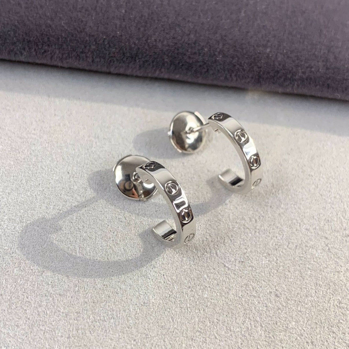 ¡®Aura Jewels¡¯LOVE EARRINGS 2.65MM SILVER