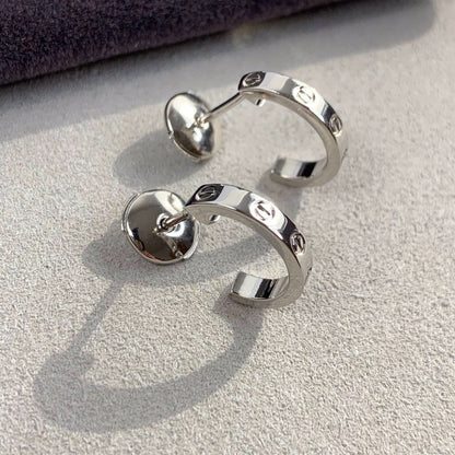 ¡®Aura Jewels¡¯LOVE EARRINGS 2.65MM SILVER