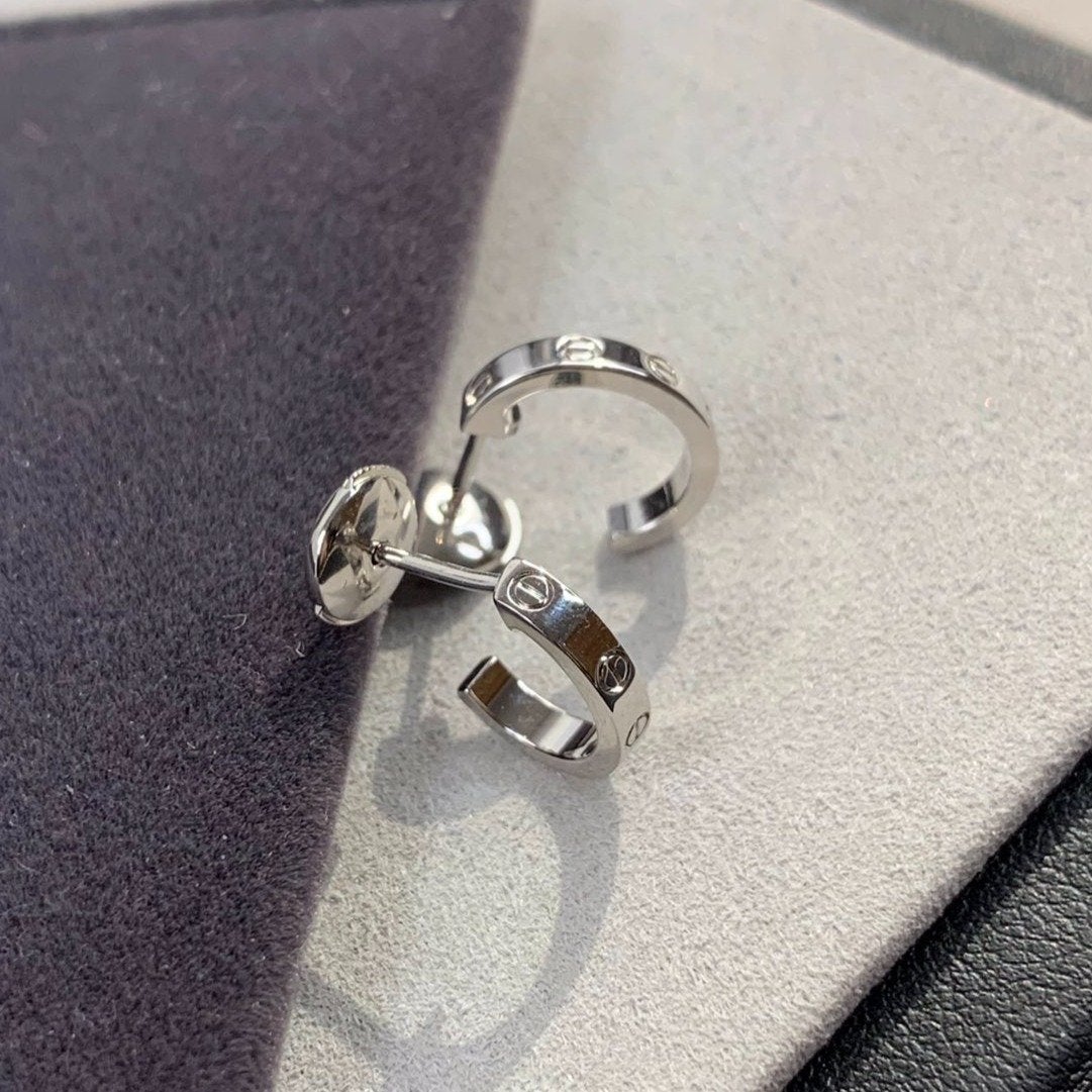 ¡®Aura Jewels¡¯LOVE EARRINGS 2.65MM SILVER