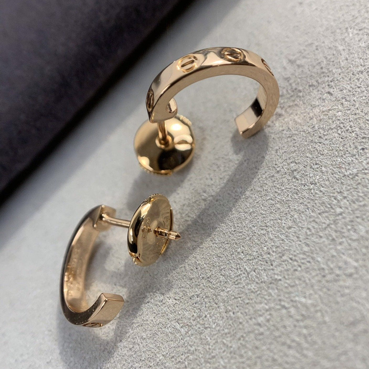 ¡®Aura Jewels¡¯LOVE EARRINGS 2.65MM PINK GOLD