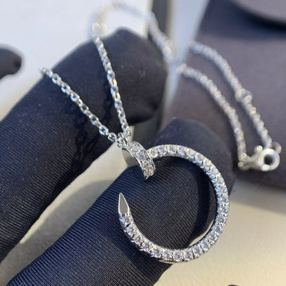 ¡®Aura Jewels¡¯JUSTE NECKLACE SILVER DIAMONDS