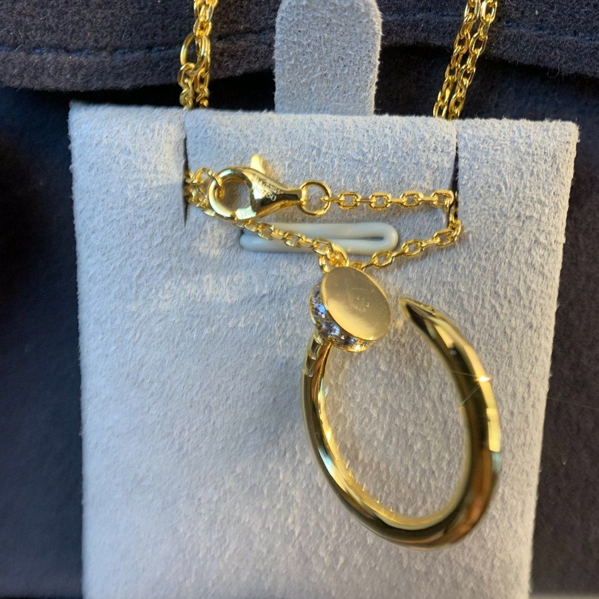 ¡®Aura Jewels¡¯JUSTE NECKLACE GOLD DIAMONDS
