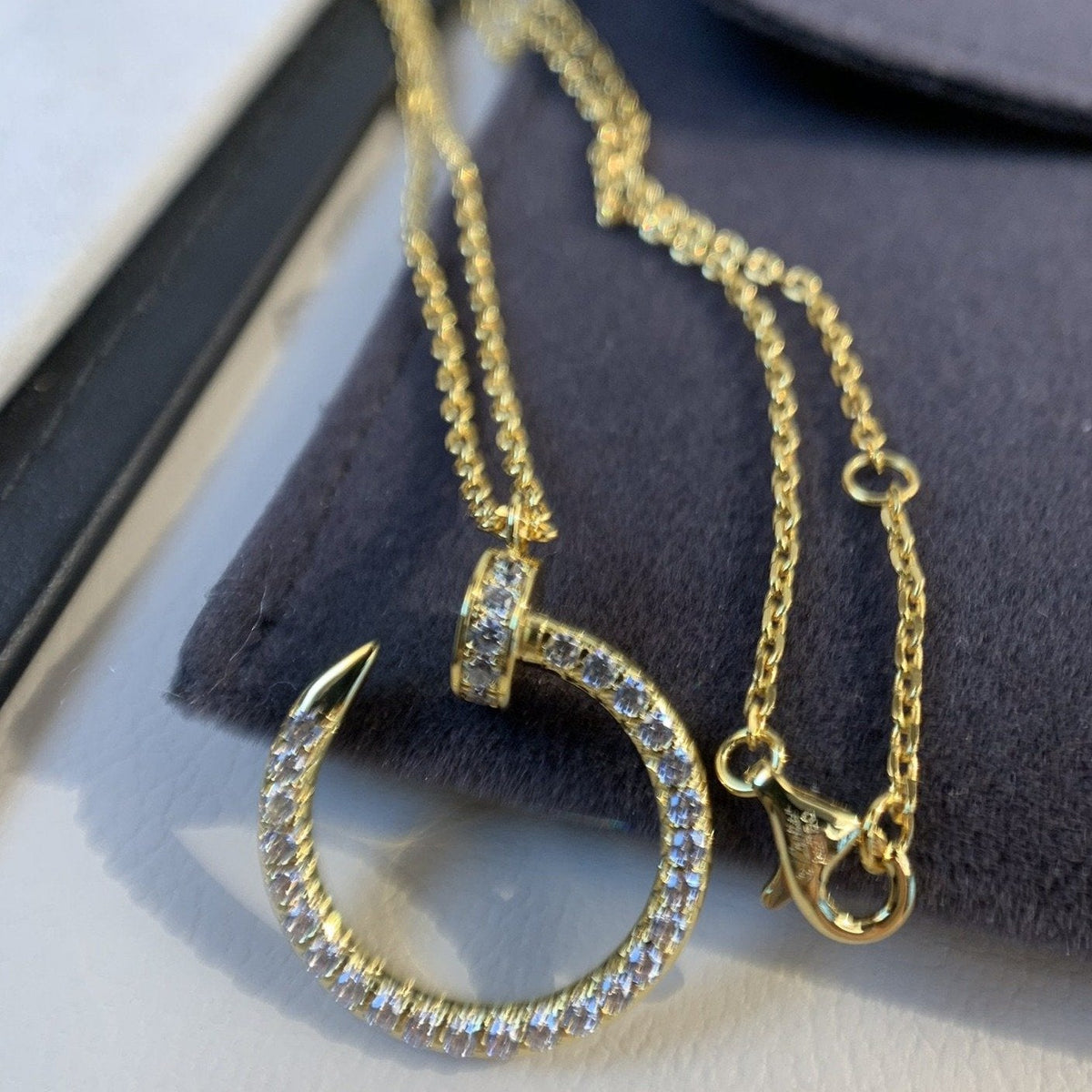 ¡®Aura Jewels¡¯JUSTE NECKLACE GOLD DIAMONDS