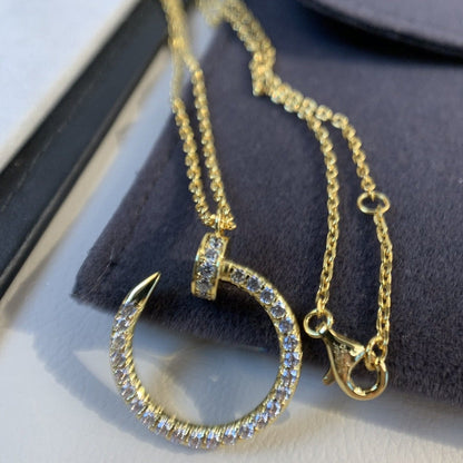 ¡®Aura Jewels¡¯JUSTE NECKLACE GOLD DIAMONDS