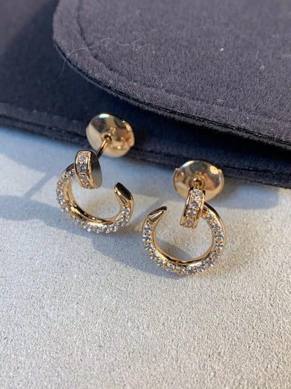 ¡®Aura Jewels¡¯JUSTE EARRINGS GOLD DIAMONDS