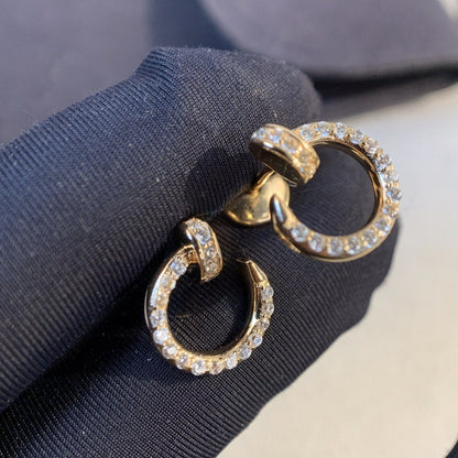 ¡®Aura Jewels¡¯JUSTE EARRINGS GOLD DIAMONDS