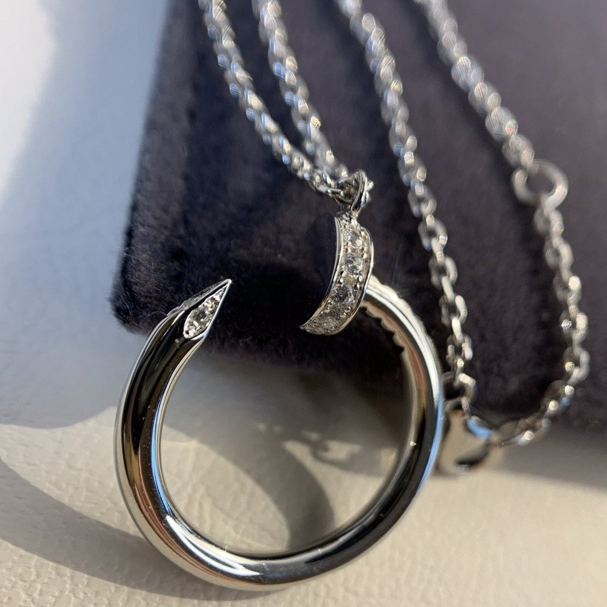 ¡®Aura Jewels¡¯JUSTE NECKLACE SILVER